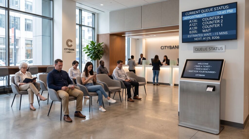 Queue Management System in Saudi Arabia + Biometrics